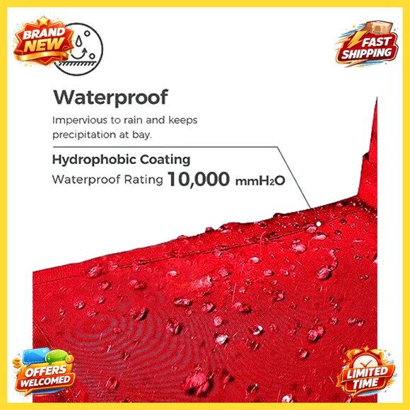 Women's Waterproof Ski Jacket Insulated Fleece Parka Windproof Hooded Snow Coat - Picture 5 of 6